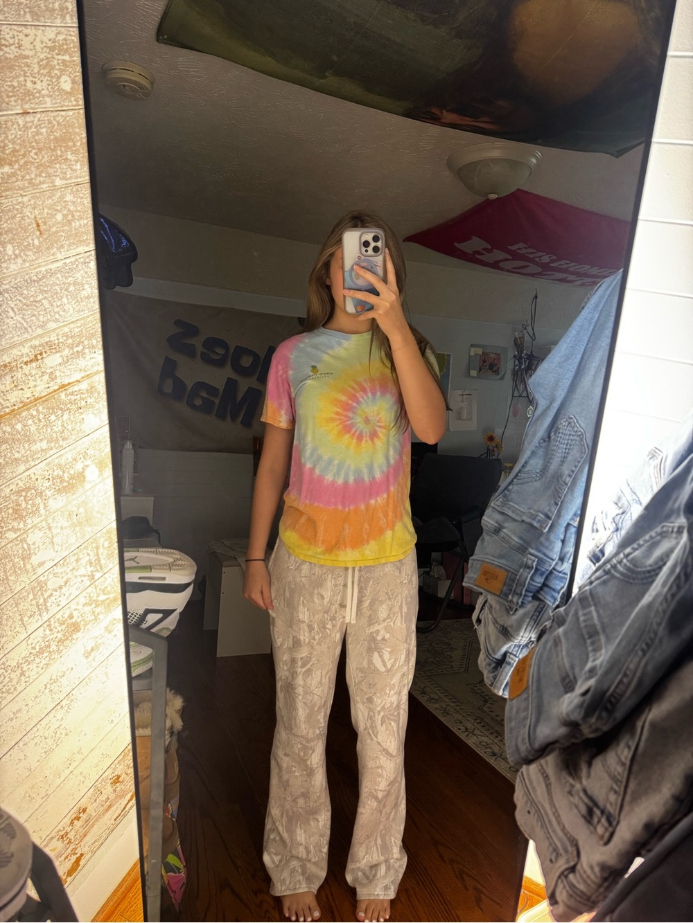 Simply Southern Tie-Dye Spiral Tee - Yellow, Pink, Blue, Orange, Green